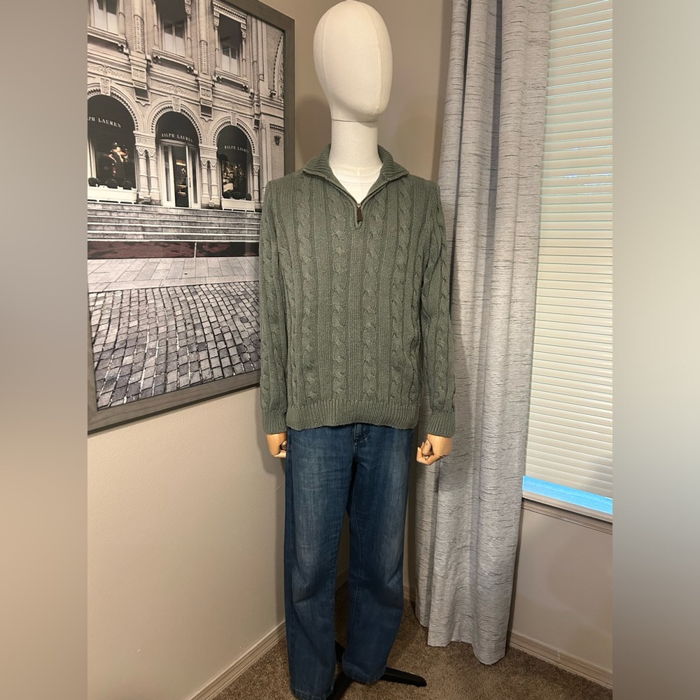 Ralph Lauren Polo Cable Knit Quarter-Zip